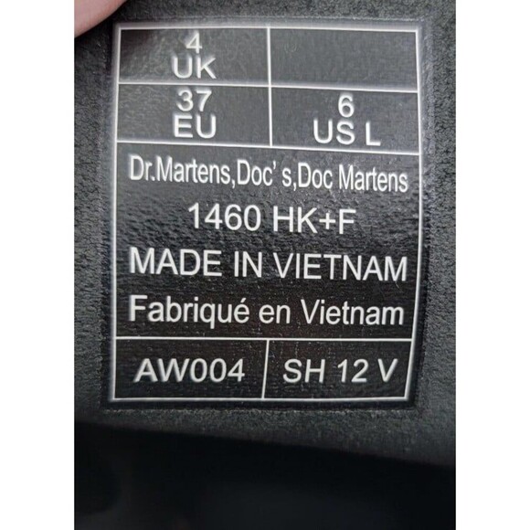 Dr Martens Hello Kitty & Friends 1460 Smooth Leather Lace Up Boots - Picture 8 of 9